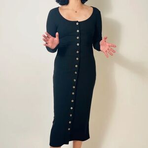 Long Black Dress, Ida Dress, Altar PDX